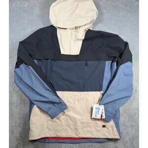 Obermeyer Mens Steibis Anorak Off The Grid Jacket Size 2XL Blue Winter Ski Snow